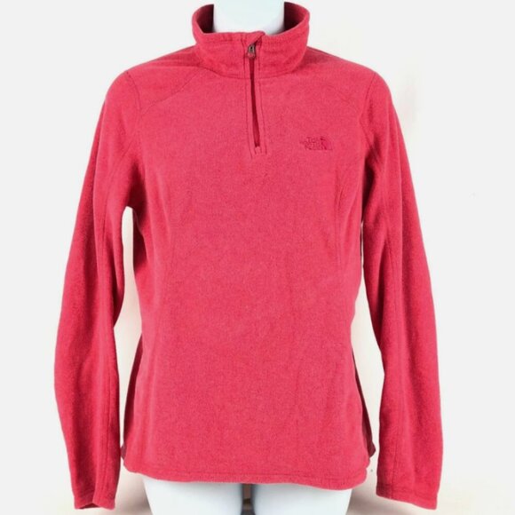 The North Face TKA 100 Microvelour Glacier Fleece - Polartec Classic 1/4 Zip - Picture 1 of 6